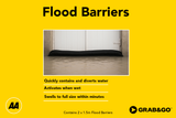AA Grab & Go Emergency Flood Barrier - 2 Pack