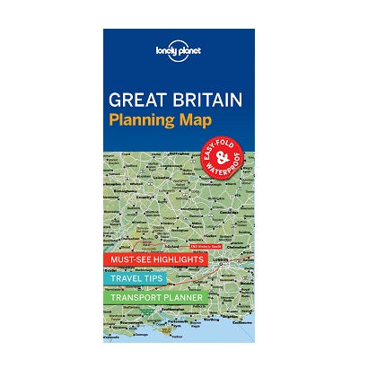 Lonely Planet Great Britain Planning Map is a compact, easy-fold map with a handy slip case. Includes must-see highlights, travel tips and transport planner for England, Scotland & Wales.