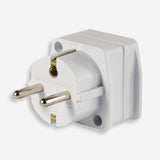 GO Travel NZ to Europe single socket adaptor - will fit the 2-pin Continental European socket system