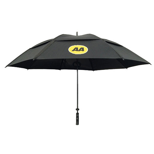 AA Black Vented Golf Umbrella AA Shop